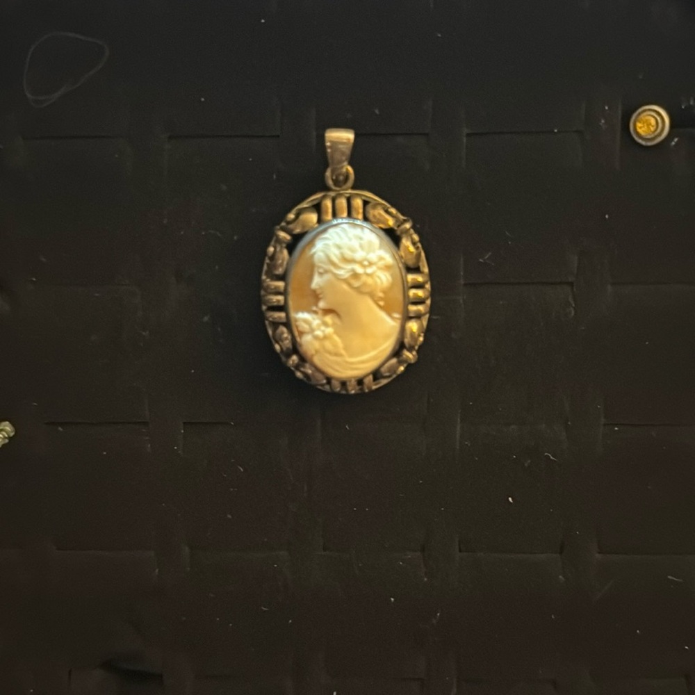 Vintage antique brooch necklace or pin option